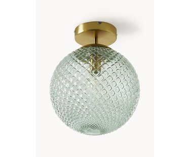 Kleine plafondlamp Lorna van glas