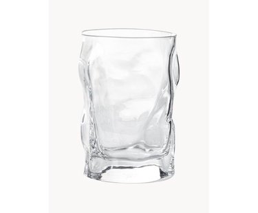 Waterglazen Sorgente in organische vorm, 6 stuks