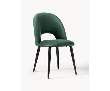 Fluwelen stoel Rachel