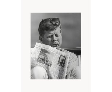 Ingelijste digitale print John