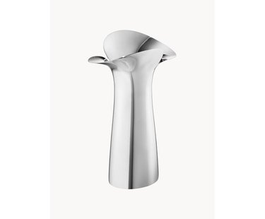 Vaas Bloom Botanica van edelstaal, H 15 cm