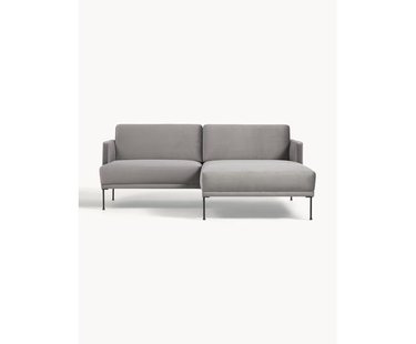 Kleine fluwelen hoekbank Fluente