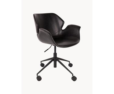 Kunstleren bureaustoel Nikki, in hoogte verstelbaar