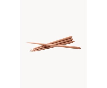 Dunne dinerkaarsen Stoff Nagel, 6 stuks