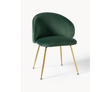 Fluwelen stoelen Luisa, 2 stuks