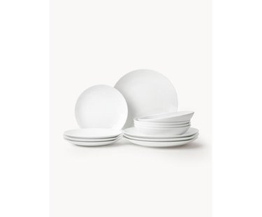 Porseleinen serviesset Delight Modern, 4 personen (12-delig)