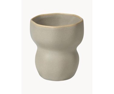 Handgemaakte beker Limfjord in organische vorm