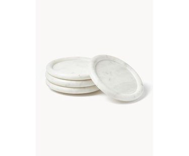 Marmeren onderzetter Yael, 4 stuks