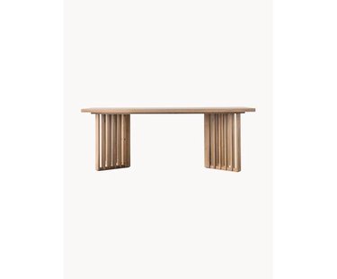 Houten eettafel Okayama, 200 x 100 cm