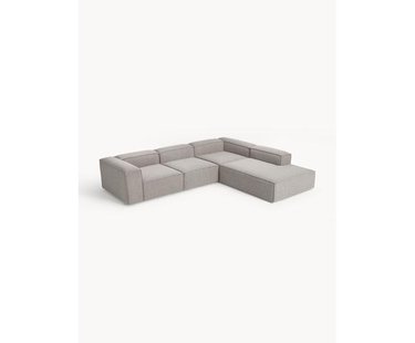 Modulaire XL hoekbank Lennon uit boucl&eacute;