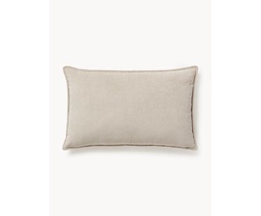 Groot corduroy bankkussen Lennon, 50 x 80 cm