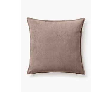 Groot corduroy bankkussen Lennon, 60 x 60 cm