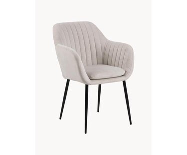 Armstoel Emilia met metalen poten