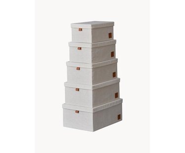 Opbergdozen Premium, 5 stuks