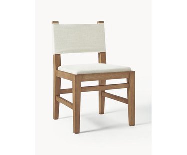 Houten stoel Liano met vulling