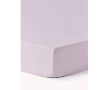 Topper hoeslaken Elsie, katoen perkal