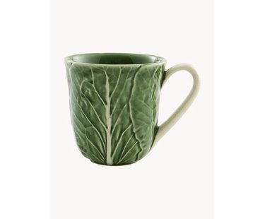 Handbeschilderde mokken Cabbage, 4-delig