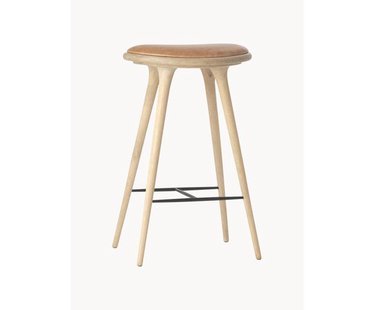 Eikenhout barkruk High Stool