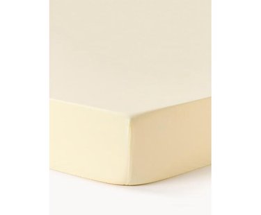 Topper hoeslaken Elsie, katoen perkal