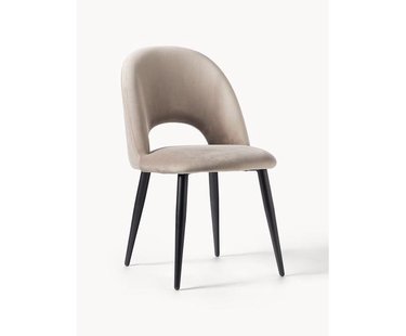 Fluwelen stoel Rachel