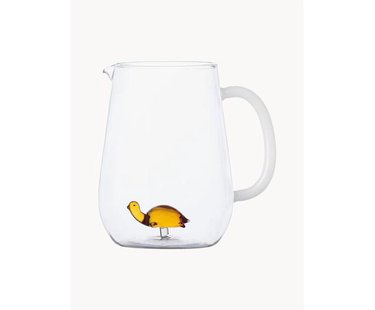 Handgemaakte karaf Animal Farm van borosilicaatglas, 1.7 L