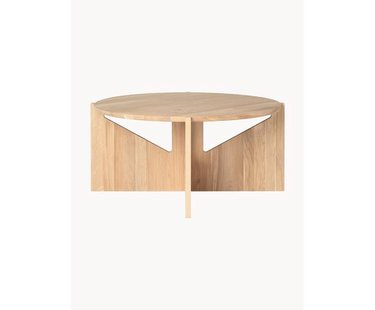 Ronde salontafel Future van eikenhout