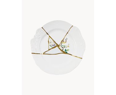 Porseleinen dinerbord Kintsugi