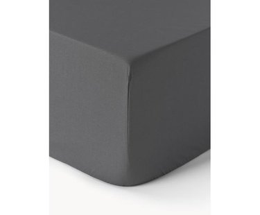 Boxspring hoeslaken Elsie, katoen perkal