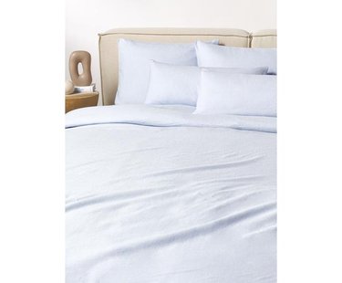 Gewassen linnen dekbedovertrek Airy