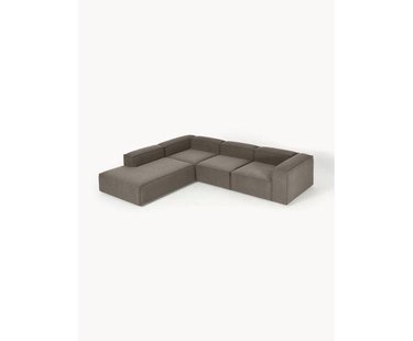 Modulaire XL hoekbank Lennon uit boucl&eacute;