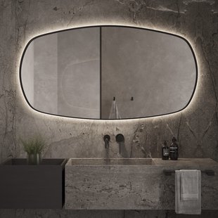 Spiegel Martens & Meijer Lissabon 140x80 Cm Met Indirecte Verlichting En Spiegelverwarming Messing Spiegel Martens & Meijer Lissabon 140x80 Cm Met Indirecte Verlichting En Spiegelverwarming Messing