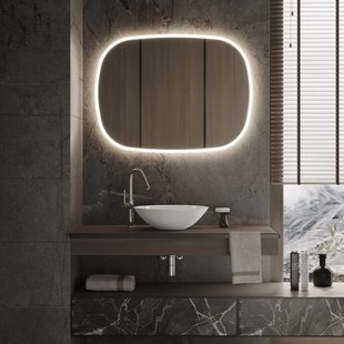 Spiegel Martens & Meijer Paris 80x80 Cm Met Indirecte Verlichting Rondom En Spiegelverwarming