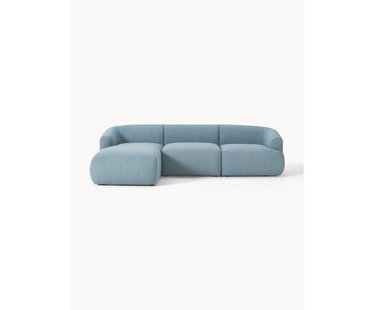 Modulaire boucl&eacute; hoekbank Sofia (3-zits)