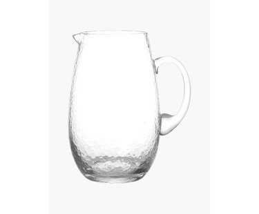 Mondgeblazen karaf Hammered, 2 L