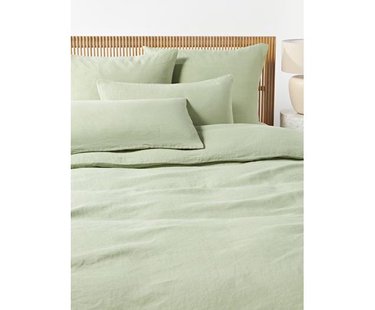 Gewassen linnen dekbedovertrek Airy