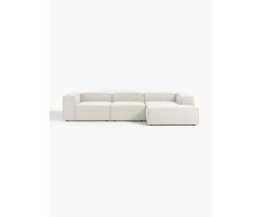 Modulaire hoekbank Lennon uit boucl&eacute;