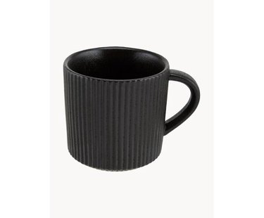 Mokken Neri met groefstructuur, 2 stuks