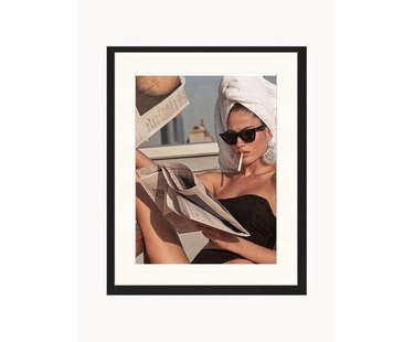 Ingelijste foto My Morning Paper