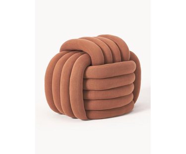 Geknoopte poef Twist