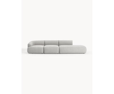 Modulaire XL chaise longue Sofia van boucl&eacute; stof