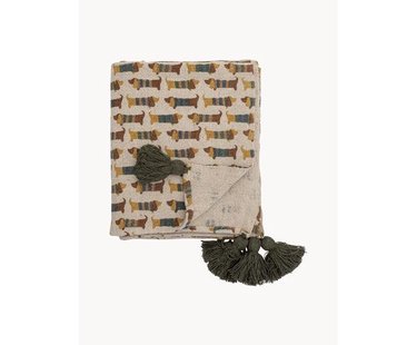 Plaid Charlie met kwastjes