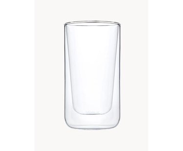Dubbelwandige koffieglazen Nero, 2 stuks