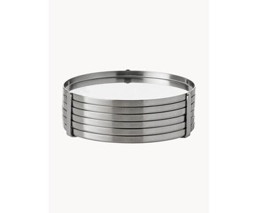 Onderzetters Arne Jacobsen met standaard, 6-delig