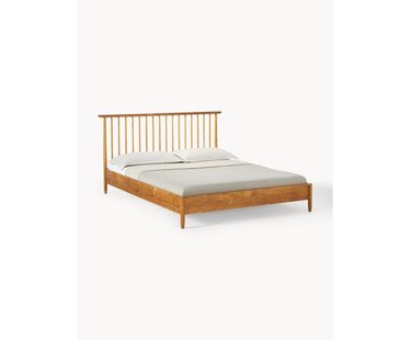 Houten bed Windsor met hoofdeinde van grenenhout