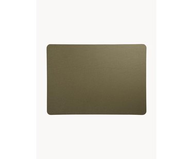 Kunstleren placemats Pik, 2 stuks