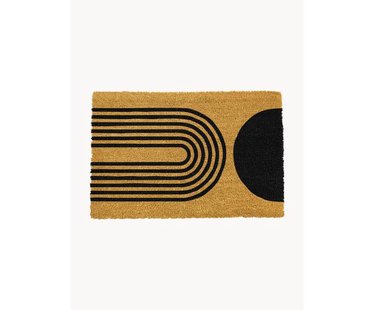 Deurmat Abstract Half Moon