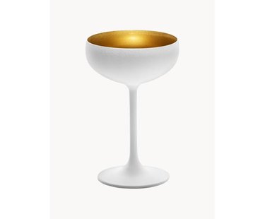 Champagneglazen Elements van kristalglas, 6-delig