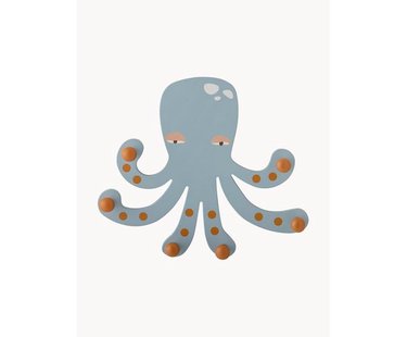 Kinder wandkapstok Oswall uit lotushout