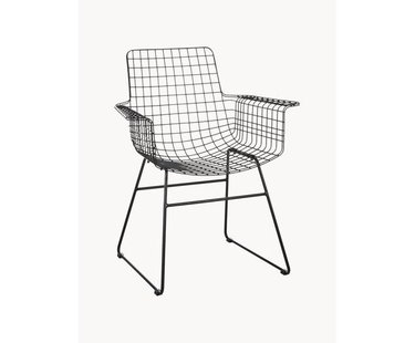 Metalen armstoel Wire