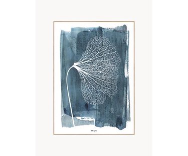 Ingelijste digitale print White Ginko